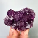 Natural purple cubic Fluorite, Mineral Specimen:Henan,China (115*75*45MM) - image 3