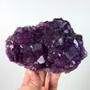 Natural Purple Cubic Fluorite, Mineral Specimen:Henan,China (135*95*45MM) - image 1