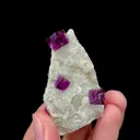 Natural Purple Cubic Fluorite Mineral Specimen,High Quality Specimen,ANHUI,CHINA(50*35*10mm) - image 4