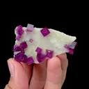 Natural Purple Cubic Fluorite Mineral Specimen,High Quality Specimen,ANHUI,CHINA(50*35*10mm) - image 5