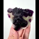 Natural Purple Cubic Fluorite Mineral Specimen,High Quality Specimen,ANHUI,CHINA(80*67*32mm) - image 2