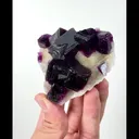 Natural Purple Cubic Fluorite Mineral Specimen,High Quality Specimen,ANHUI,CHINA(80*67*32mm) - image 3