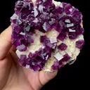 Natural Purple Cubic Fluorite Mineral Specimen,High Quality Specimen,ANHUI,CHINA(85*75*20mm) - image 6