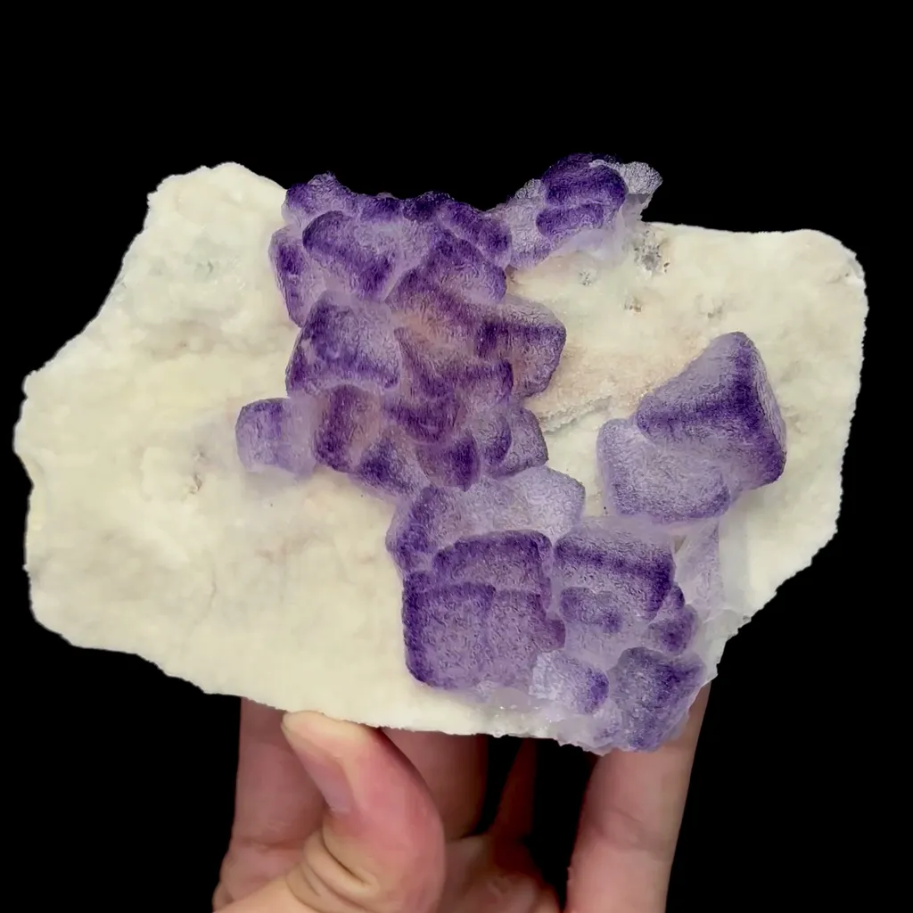 Natural Purple Cubic Fluorite Mineral Specimen,High Quality Specimen,GUIZHOU,CHINA(126*88*33mm) - image 2