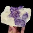 Natural Purple Cubic Fluorite Mineral Specimen,High Quality Specimen,GUIZHOU,CHINA(126*88*33mm) - image 2