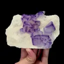 Natural Purple Cubic Fluorite Mineral Specimen,High Quality Specimen,GUIZHOU,CHINA(126*88*33mm) - image 4