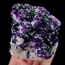 Natural Purple Cubic Fluorite Mineral Specimen,High Quality Specimen,HENAN,CHINA(73*70*50mm) - image 2