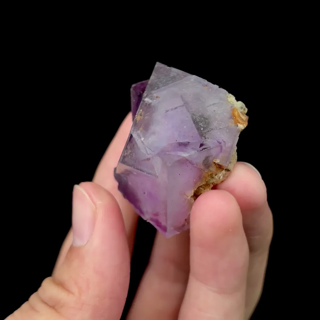 Natural Purple Cubic Fluorite Mineral Specimen,High Quality Specimen,YAO GANG XIAN,HUNAN,CHINA(35*35*30mm) - image 3