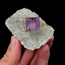 Natural Purple Cubic Fluorite Mineral Specimen,High Quality Specimen,YAO GANG XIAN,HUNAN,CHINA(54*36*23mm) - image 3