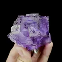 Natural Purple Cubic Fluorite Mineral Specimen,High Quality Specimen,YAO GANG XIAN,HUNAN,CHINA(65*55*40mm) - image 5