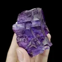 Natural Purple Cubic Fluorite Mineral Specimen,High Quality Specimen,YAO GANG XIAN,HUNAN,CHINA(65*55*40mm) - image 3