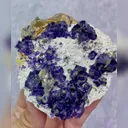 Natural Purple Cubic Fluorite Mineral Specimen,High Quality Specimen,YINDU,INNER MONGOLIA,CHINA(75*85*35mm) - image 5