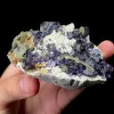 Natural Purple Cubic Fluorite Mineral Specimen,High Quality Specimen,YINDU,INNER MONGOLIA,CHINA(75*85*35mm) - image 7