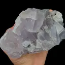 Natural Purple Cubic Fluorite, Mineral Specimen:Xianghualing,Hunan (180*90*65MM) - image 2