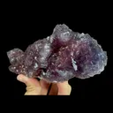 Natural Purple Cubic Fluorite, Mineral Specimen:Xianghualing,Hunan (75*190*60MM) - image 2
