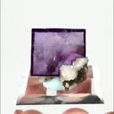 Natural Purple Cubic Fluorite, Mineral Specimen:Yaogangxian,Hunan (20*20*15MM) - image 1