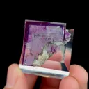 Natural Purple Cubic Fluorite, Mineral Specimen:Yaogangxian,Hunan (25*25*15MM) - image 3