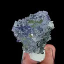 Natural Purple Cubic Fluorite, Mineral Specimen:Yaogangxian,Hunan (25*40*35MM) - image 3