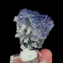 Natural Purple Cubic Fluorite, Mineral Specimen:Yaogangxian,Hunan (25*40*35MM) - image 4