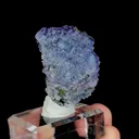 Natural Purple Cubic Fluorite, Mineral Specimen:Yaogangxian,Hunan (25*40*35MM) - image 2