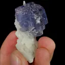 Natural Purple Cubic Fluorite, Mineral Specimen:Yaogangxian,Hunan (30*50*20MM) - image 2