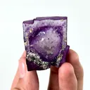 Natural Purple Cubic Fluorite, Mineral Specimen:Yaogangxian,Hunan (35*30*20MM) - image 3