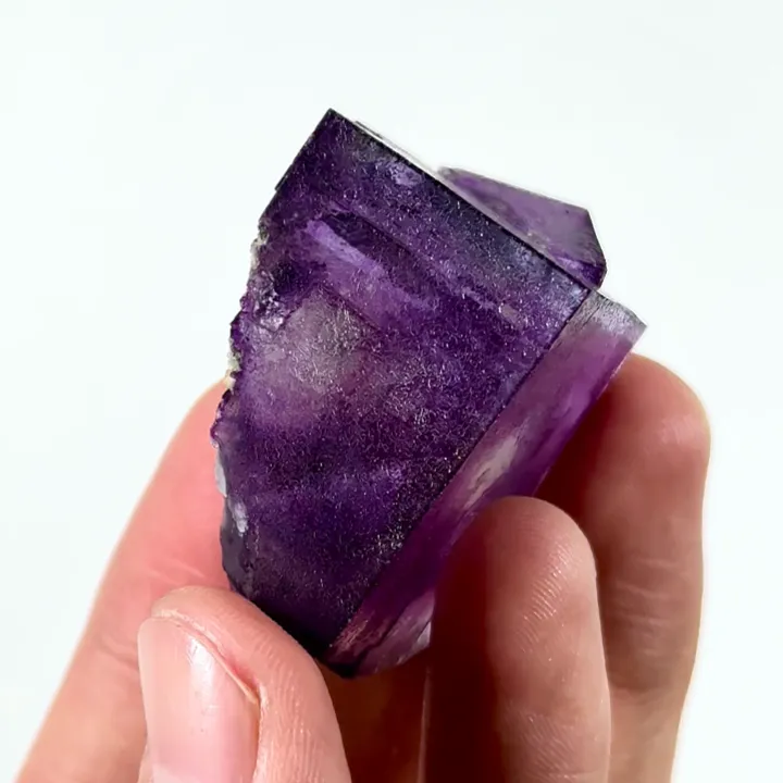 Natural Purple Cubic Fluorite, Mineral Specimen:Yaogangxian,Hunan (35*30*20MM) - image 4