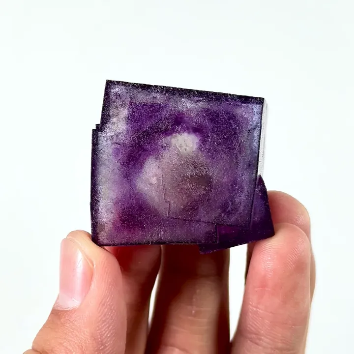 Natural Purple Cubic Fluorite, Mineral Specimen:Yaogangxian,Hunan (35*30*20MM) image