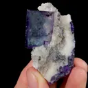 Natural Purple Cubic Fluorite, Mineral Specimen:Yaogangxian,Hunan (35*55*20MM) - image 2