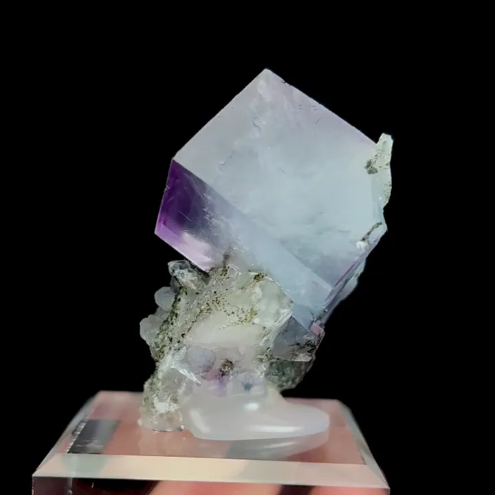 Natural Purple Cubic Fluorite, Mineral Specimen:Yaogangxian,Hunan (40*25*45MM) - image 3