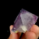 Natural Purple Cubic Fluorite, Mineral Specimen:Yaogangxian,Hunan （40*35*25MM） - image 3