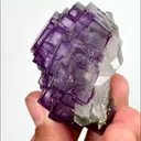 Natural Purple Cubic Fluorite, Mineral Specimen:Yaogangxian,Hunan (40*40*40MM) - image 5