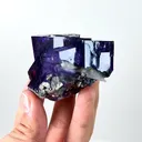 Natural Purple Cubic Fluorite, Mineral Specimen:Yaogangxian,Hunan (40*45*40MM) - image 4