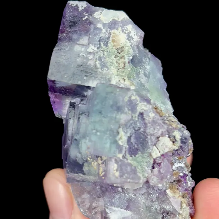 Natural Purple Cubic Fluorite, Mineral Specimen:Yaogangxian,Hunan (45*60*35MM) - image 2
