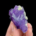 Natural Purple Cubic Fluorite, Mineral Specimen:Yaogangxian,Hunan (50*45*30MM) - image 3
