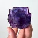 Natural Purple Cubic Fluorite, Mineral Specimen:Yaogangxian,Hunan (50*45*50MM) - image 4