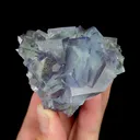 Natural Purple Cubic Fluorite, Mineral Specimen:Yaogangxian,Hunan (60*50*25MM) - image 1
