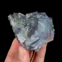 Natural Purple Cubic Fluorite, Mineral Specimen:Yaogangxian,Hunan (60*50*25MM) - image 2