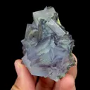 Natural Purple Cubic Fluorite, Mineral Specimen:Yaogangxian,Hunan (60*50*25MM) - image 3