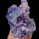 Natural Purple Cubic Fluorite, Mineral Specimen:Yaogangxian,Hunan (65*85*50MM) - image 2