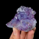 Natural Purple Cubic Fluorite, Mineral Specimen:Yaogangxian,Hunan (70*40*50MM) - image 2
