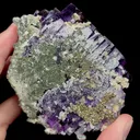 Natural Purple Cubic Fluorite, Mineral Specimen:Yaogangxian,Hunan (70*80*35MM) - image 3