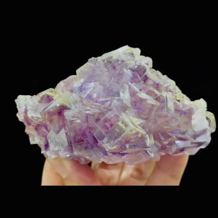Natural Purple Cubic Fluorite, Mineral Specimen:Yaogangxian,Hunan (90*50*45MM) - image 3