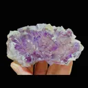 Natural Purple Cubic Fluorite, Mineral Specimen:Yaogangxian,Hunan (90*50*45MM) - image 1