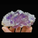 Natural Purple Cubic Fluorite, Mineral Specimen:Yaogangxian,Hunan (90*50*45MM) - image 2