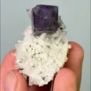 Natural Purple Cubic Fluorite & Pyrite and Quartz,Mineral Specimen:Yaogangxian,Hunan(30*40*30mm) - image 5