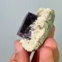 Natural Purple Cubic Fluorite & Quartz,Mineral Specimen:Inner Mongolia,China (50*45*25mm) - image 3
