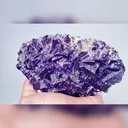 Natural Purple Cubic Fluorite,Mineral Specimen:Xinjiang,China ( 130*90*50MM) - image 4