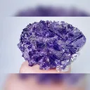 Natural Purple Cubic Fluorite,Mineral Specimen:Xinjiang,China ( 130*90*50MM) - image 2