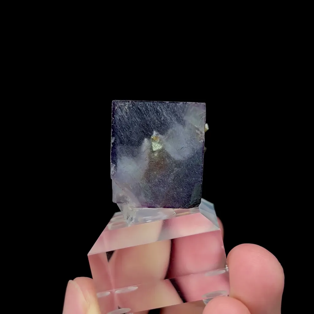 Natural Purple Cubic Phantom Fluorite Mineral Specimen,High Quality Specimen,YAO GANG XIAN,HUNAN,CHINA(24*24*21mm) - image 3